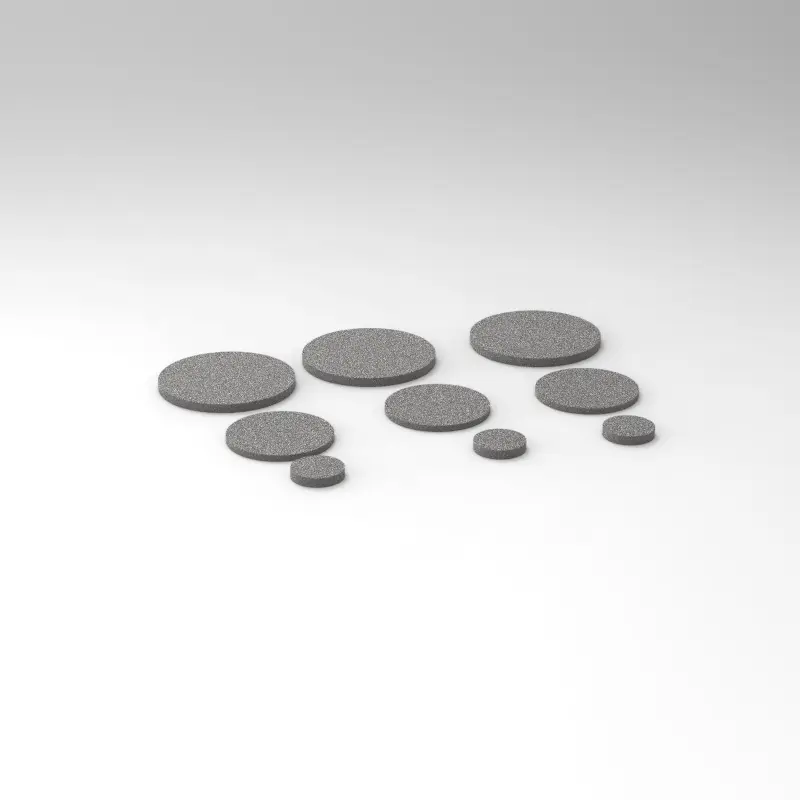  sintered porous metal filter element - STEEL FILTER DISC 11X3 5MICRON