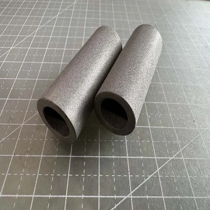  porous metal filter - STEEL FILTER CAP 5X12.85X9.6 30MICRON
