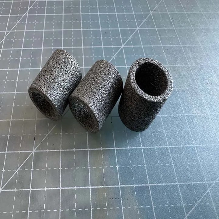  porous stainless steel filter - STEEL FILTER CAP 2X7X18 10MICRON