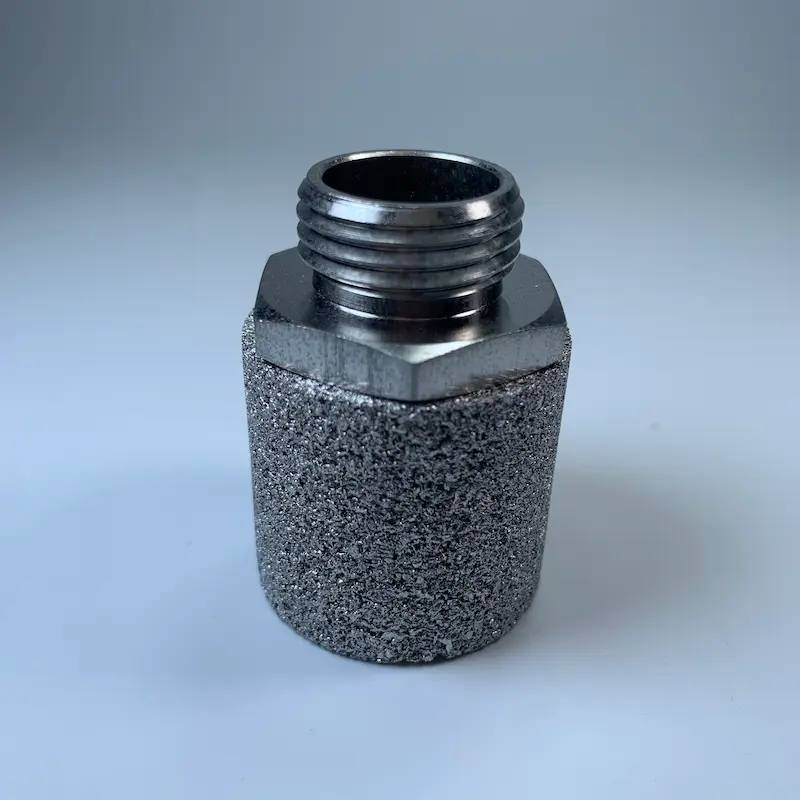  sintered stainless steel aeration disc - SINTERED STAINLESS STEEL 316 FILTER CAP 32X45X32 90MICRON WITH FITTING
